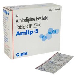 Amlip 5 - Amlodipine Besilate - Cipla, India