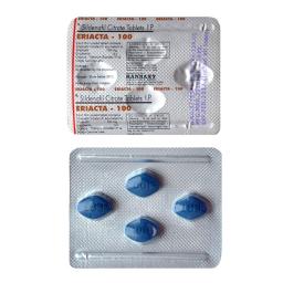 Eriacta 100 mg - Sildenafil Citrate - Ranbaxy, India