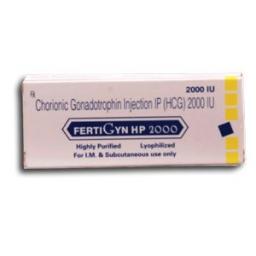Fertigyn 2000 IU - Human Chorionic Gonadotrophin - Sun Pharma, India