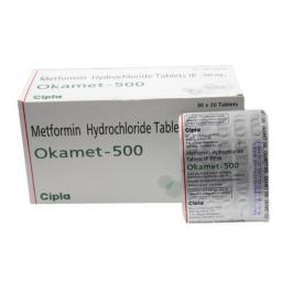 Okamet-500 - Metformin Hydrochloride - Cipla, India