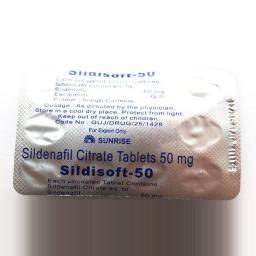 Sildisoft-50 - Sildenafil Citrate - Sunrise Remedies