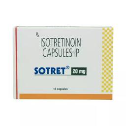 Sotret 20 mg - Isotretinoin - Sun Pharma, India