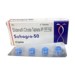 Suhagra-50 - Sildenafil Citrate - Cipla, India